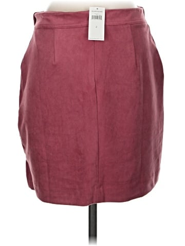 Banana Republic Faux Leather Skirt (view 2)