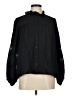 Joy Joy Black Long Sleeve Blouse Size M - photo 1