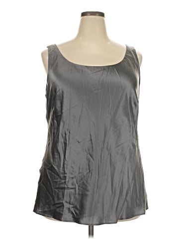 Lafayette 148 New York Sleeveless Silk Top (view 1)