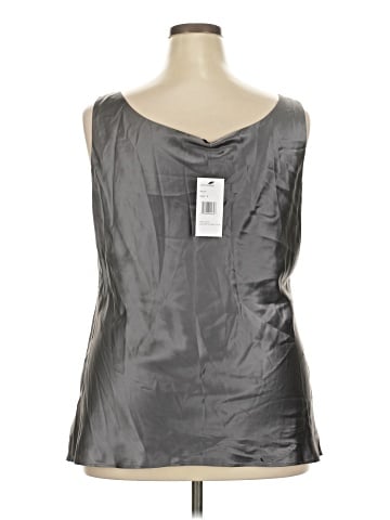 Lafayette 148 New York Sleeveless Silk Top (view 2)