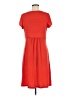 Christopher & Banks Solid Red Casual Dress Size M - photo 2