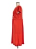Christopher & Banks Solid Red Casual Dress Size M - photo 5