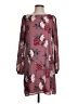 Lulus 100% Polyester Floral Burgundy Casual Dress Size S - photo 1