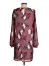 Lulus 100% Polyester Floral Burgundy Casual Dress Size S - photo 2