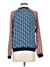 Olive and Oak 100% Polyester Paisley Blue Track Jacket Size S - photo 2