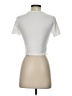 Shein White Short Sleeve T-Shirt Size 4 - photo 2
