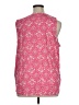 Croft & Barrow 100% Rayon Pink Sleeveless Blouse Size XXL - photo 2