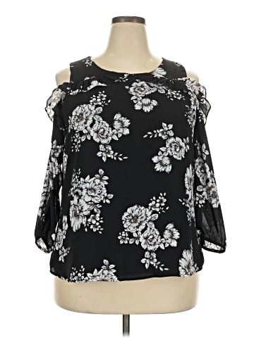 Maurices 3/4 Sleeve Blouse (view 1)
