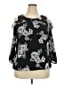 Maurices 100% Polyester Black 3/4 Sleeve Blouse Size XXL - photo 1
