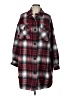 ee:some 100% Polyester Plaid Red Coat Size L - photo 1
