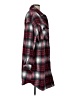 ee:some 100% Polyester Plaid Red Coat Size L - photo 4