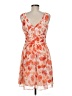 Donna Ricco 100% Polyester Hearts Orange Cocktail Dress Size 6 - photo 2