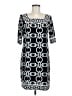 Alfani Graphic Black Casual Dress Size M - photo 1