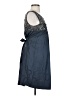 Gold Hawk 100% Silk Blue Sleeveless Silk Top Size S - photo 4