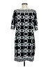 Alfani Graphic Black Casual Dress Size M - photo 2