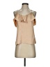 Harlyn 100% Polyester Tan Sleeveless Blouse Size XS - photo 1