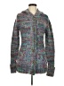 EDC Tweed Gray Purple Cardigan Size M - photo 1