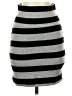 Lily White Stripes Gray Casual Skirt Size XS (estimated) - photo 1