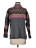 By Anthropologie Chevron-herringbone Gray Pullover Sweater Size S - photo 1