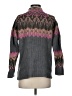 By Anthropologie Chevron-herringbone Gray Pullover Sweater Size S - photo 2