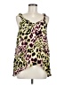 Wish 100% Silk Purple Sleeveless Silk Top Size M - photo 1