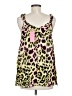 Wish 100% Silk Purple Sleeveless Silk Top Size M - photo 2