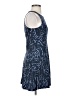 Unbranded Print Blue Cocktail Dress Size 4 (estimated) - photo 4