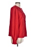 Unbranded Red Long Sleeve Blouse Size L - photo 4