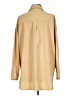 Unbranded Solid Tan Long Sleeve Button-Down Shirt Size S - photo 2