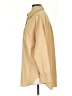 Unbranded Solid Tan Long Sleeve Button-Down Shirt Size S - photo 5