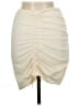 Zara 100% Recycled Polyester Solid Ivory Casual Skirt Size M - photo 2