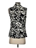 Alfani 100% Polyester Black Sleeveless Blouse Size S - photo 2