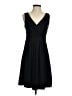 Lands' End Solid Black Cocktail Dress Size S - photo 1