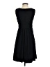 Lands' End Solid Black Cocktail Dress Size S - photo 2