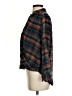 Isabella Sinclair Plaid Brown Long Sleeve Blouse Size XS - photo 5
