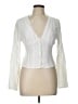 Shein White Long Sleeve Blouse Size L - photo 1
