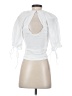 By Anthropologie White 3/4 Sleeve Blouse Size XXS - photo 2