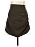 Zara Solid Brown Casual Skirt Size XS - photo 1