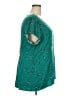 Torrid Teal Short Sleeve Blouse Size 2X Plus (2) - photo 4