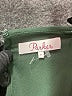 Parker 100% Polyester Solid Green Short Sleeve Blouse Size S - photo 7