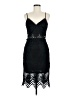 Aqua 100% Polyester Black Cocktail Dress Size M - photo 1