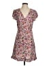 Ann Taylor LOFT 100% Rayon Floral Tropical Multi Color Pink Kimono Size 4 - photo 1