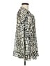 Lola & Sophie 100% Polyester Animal Print Silver Long Sleeve Blouse Size M - photo 4