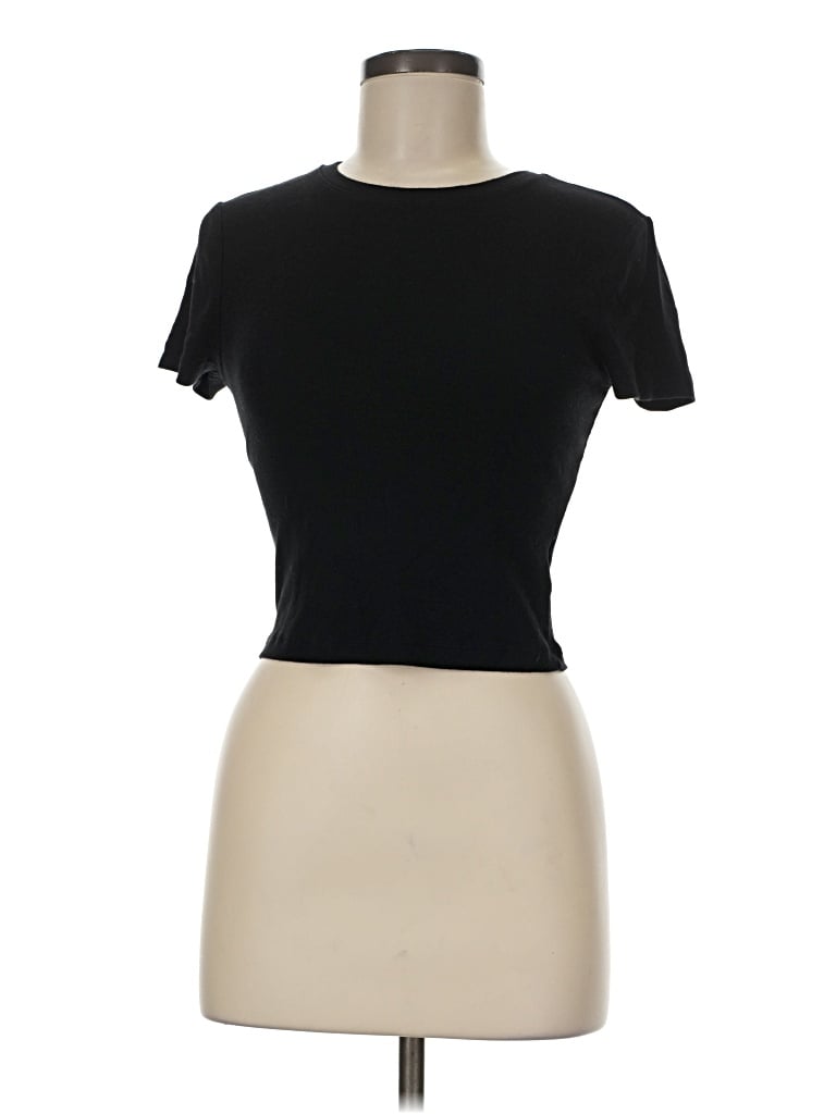 Pre-owned Express Short Sleeve T-shirt In Black