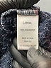 Jaclyn Intimates 100% Polyester Tweed Blue Pullover Sweater Size L - photo 8