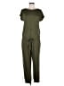 Assorted Brands Solid Green Jumpsuit Size M - photo 1