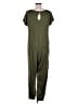 Assorted Brands Solid Green Jumpsuit Size M - photo 2