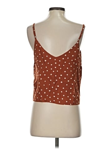 Madewell Button-Down Cami Top in Inkspot Dots (view 2)