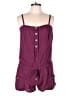 Guess 100% Cotton Solid Purple Romper Size L - photo 1