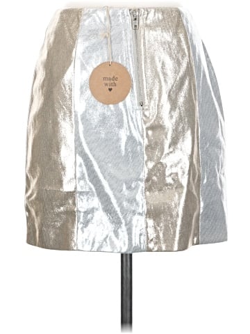 Honey Punch Faux Leather Skirt (view 2)